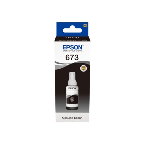 Bouteille d'Encre Originale Epson 673 Noire – C13T67314A