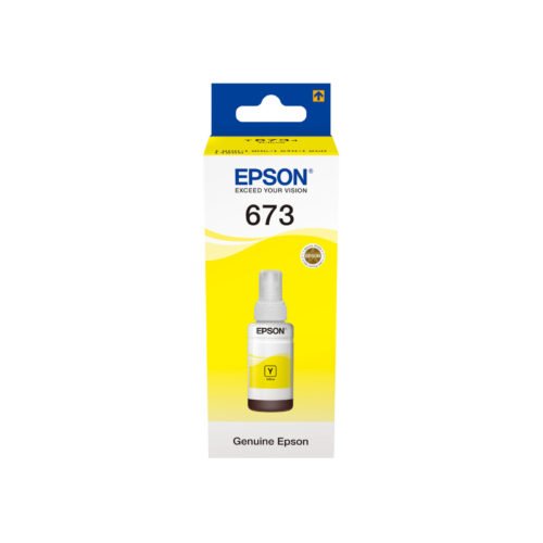 Bouteille d'Encre Originale Epson 673 Jaune – C13T67344A
