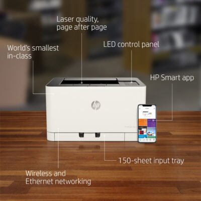 Imprimante HP LaserJet 150nw Laser Couleur Réseau WiFi – 4ZB95A – Image 5