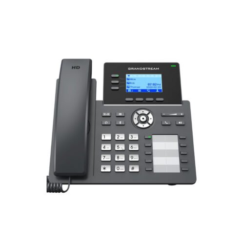 Téléphone Fixe IP Grandstream GRP2604P – 3 Lignes, 6 Comptes SIP, PoE, 2 Ports Gigabit