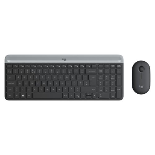 Kit Clavier & Souris Logitech MK470 Ultra-fin AZERTY Sans Fil – 920-009190
