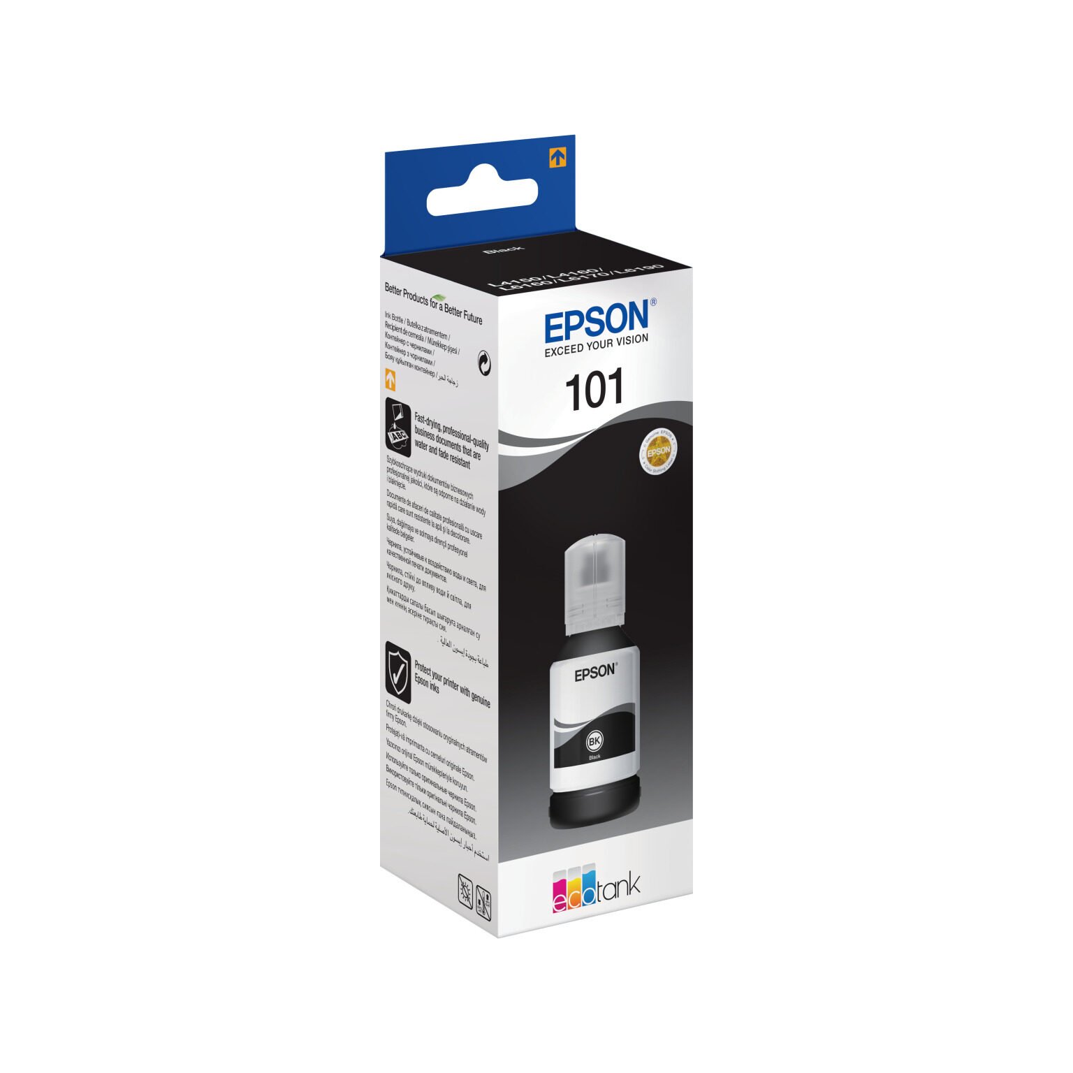 Bouteille d'Encre Originale Epson 101 Noire – C13T03V14A