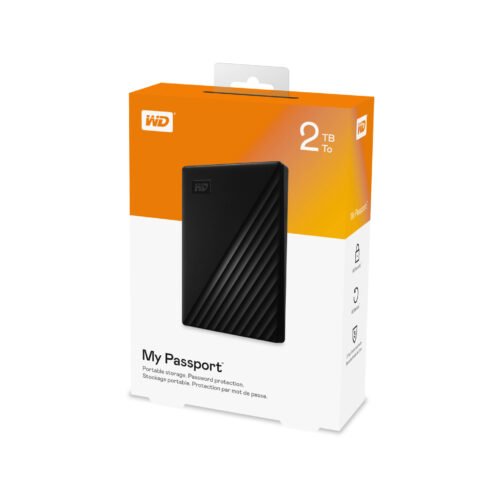 Disque Dur Portable Western Digital My Passport 2TB – USB