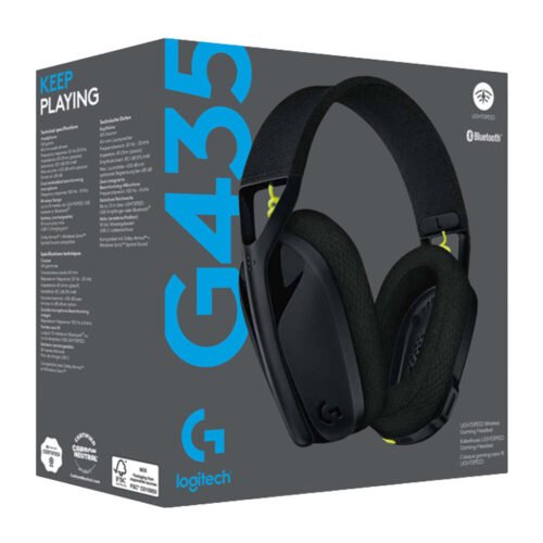 Casque Logitech G435 Bluetooth Ultra-Léger Noir – USB