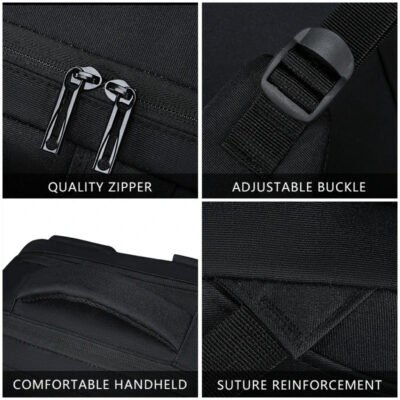 Sac à Dos Markova 1805 Noir 15,6″ – Image 2