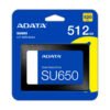 Disque SSD Interne ADATA Ultimate SU650 512GB – SATA 2.5"
