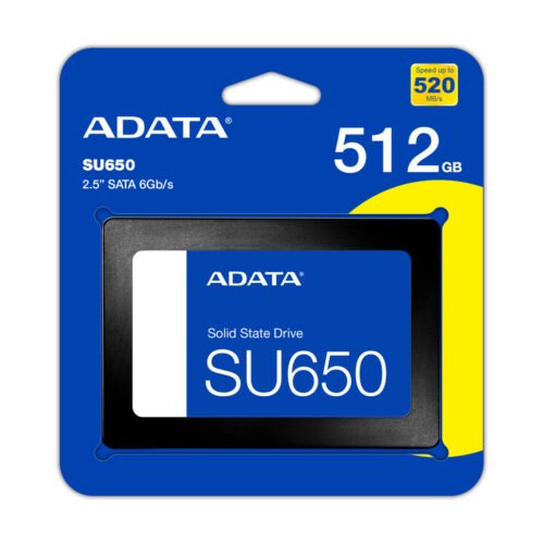 Disque SSD Interne ADATA Ultimate SU650 512GB – SATA 2.5"
