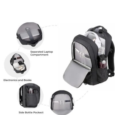 Sac à Dos Markova 2219 Noir 15,6″ – Image 2