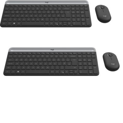 Kit Clavier & Souris Logitech MK470 Ultra-fin AZERTY Sans Fil – 920-009190 – Image 2