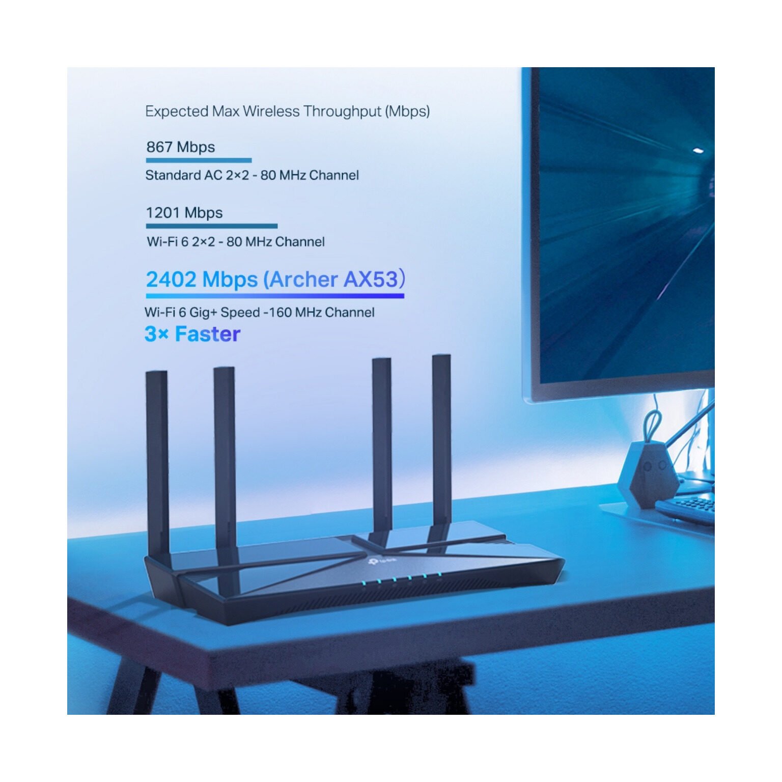 Routeur TP-Link Archer AX53 AX3000 WiFi 6 Bi-Bande – Image 5