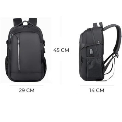 Sac à Dos Markova 2219 Noir 15,6″ – Image 3
