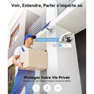 Caméra 4G IMOU sur Batterie 2K 3MP avec Panneau Solaire 3W – Kit Complet – Image 4