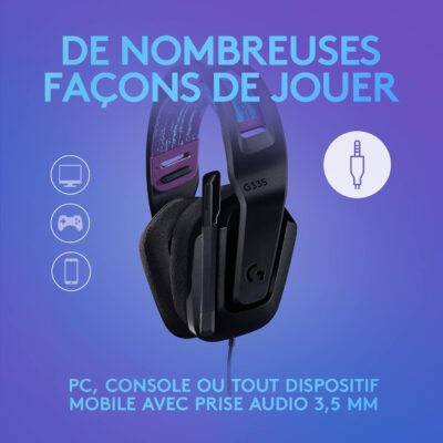 Casque Gaming Logitech G335 Jack 3.5mm – Image 3