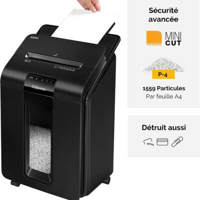 Destructeur Fellowes AutoMax 100M Mini-Cut – F4629201 – Image 4