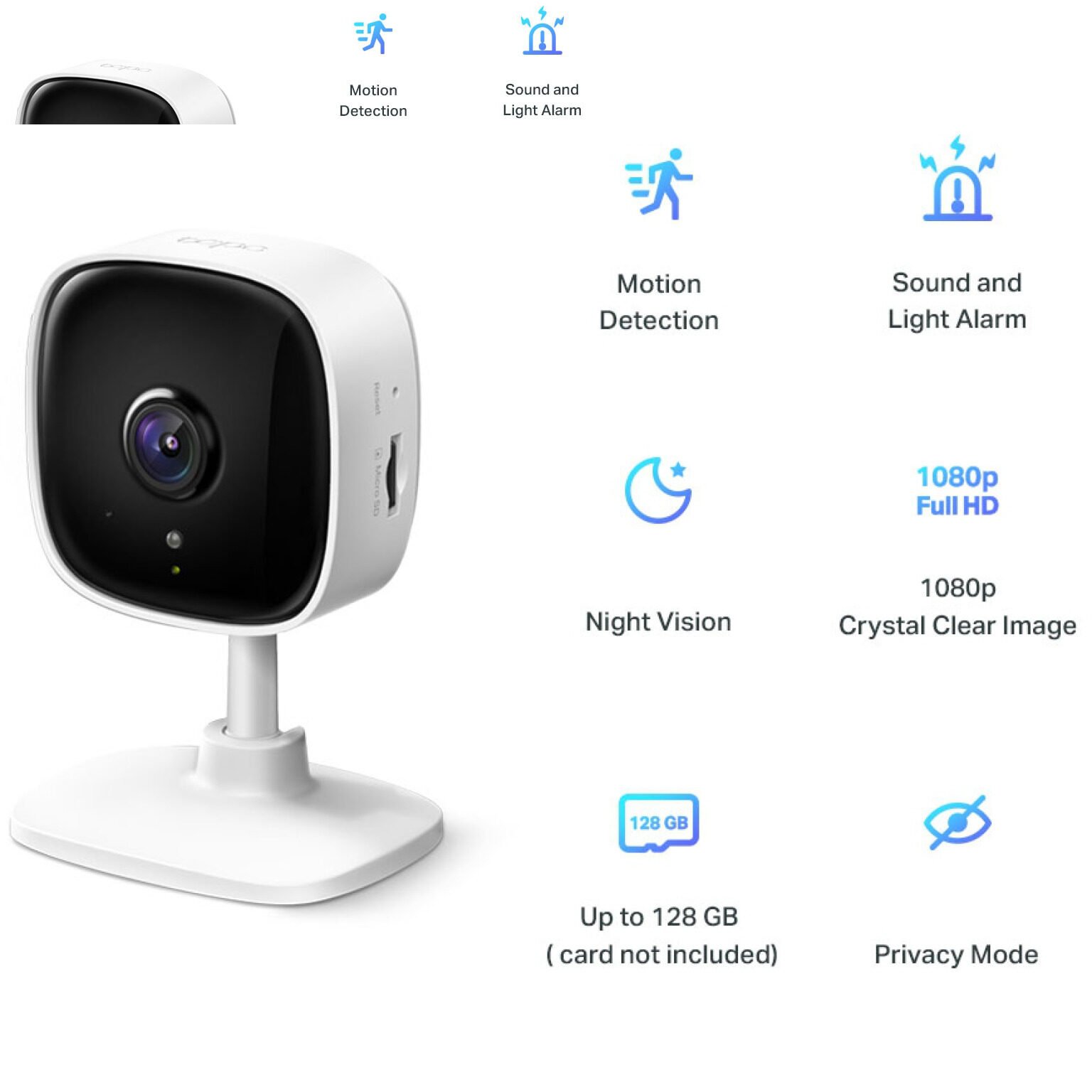Caméra WiFi TP-Link Tapo C100 2MP – Image 4