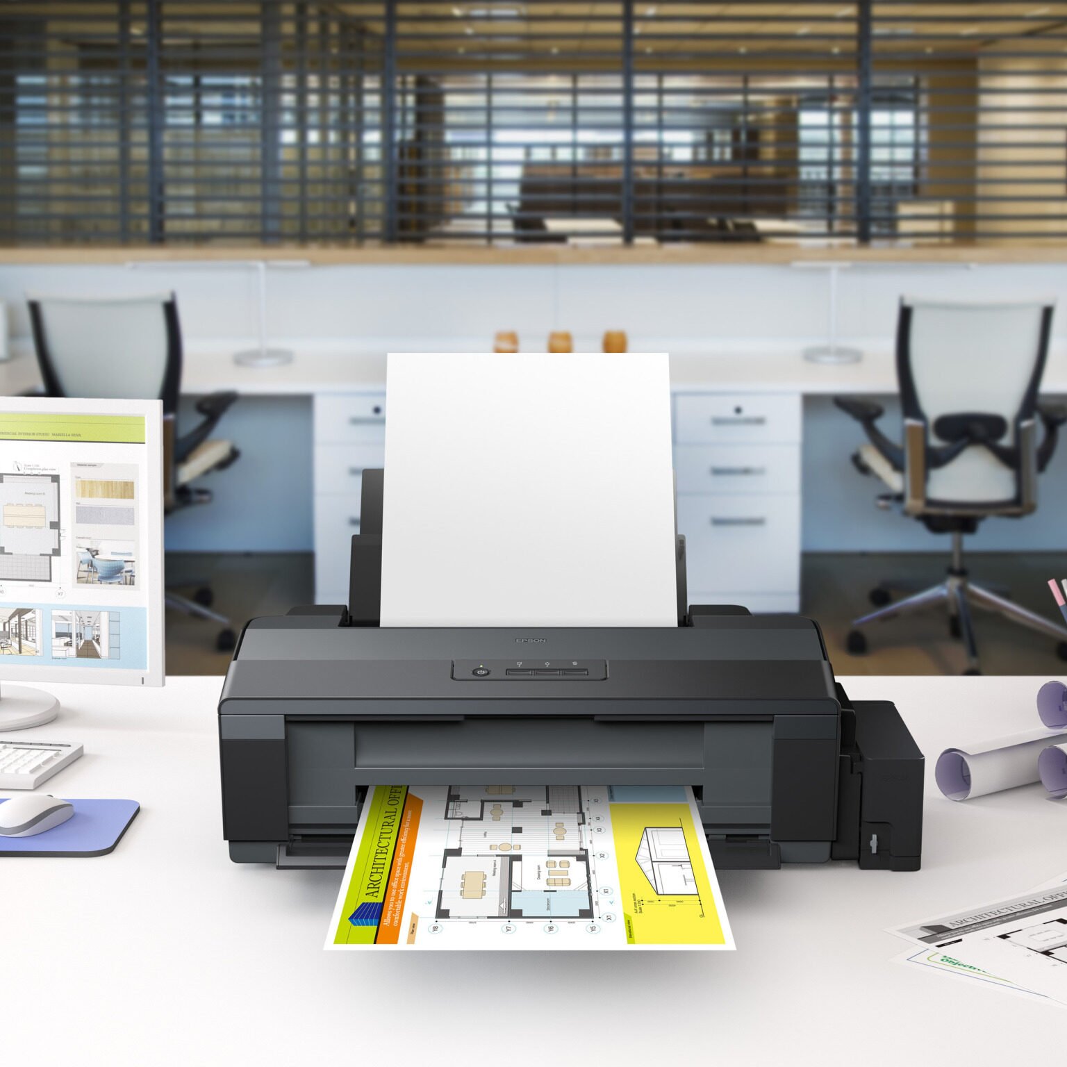Imprimante Epson EcoTank L1300 A3+ Couleur – Réservoirs Rechargeables (C11CD81403) – Image 5