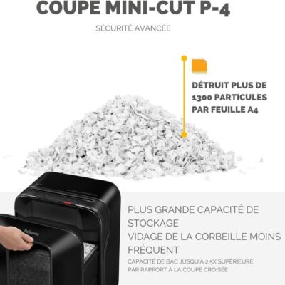 Destructeur Fellowes Powershred LX200 Coupe Croisée – F5502201 – Image 6