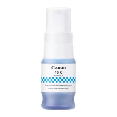 Bouteille d'Encre Originale Canon GI-45 Cyan – 6285C001AA – Image 2
