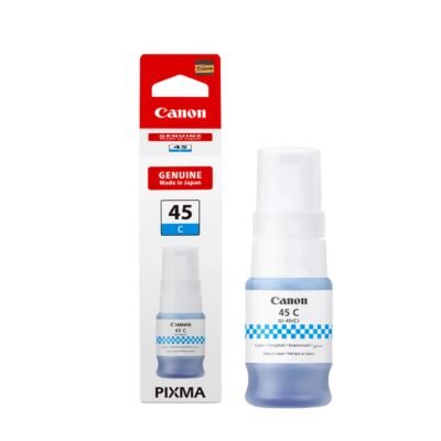 Bouteille d'Encre Originale Canon GI-45 Cyan – 6285C001AA