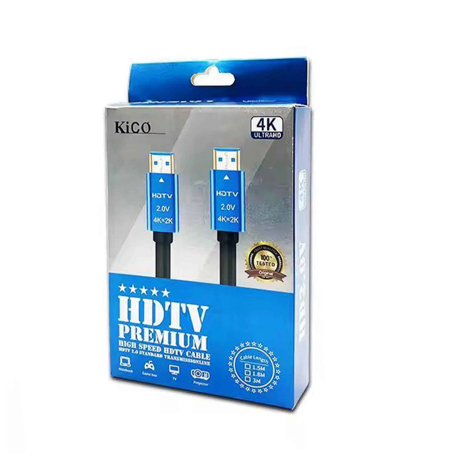 Câble HDMI Actif Fibre Optique Kico 25m – 4K@60Hz (AOC)