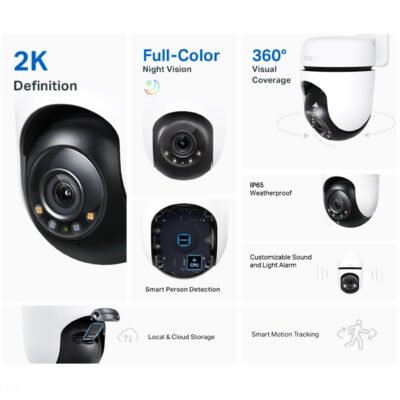 Caméra WiFi TP-Link Tapo C510W 2K – Image 2