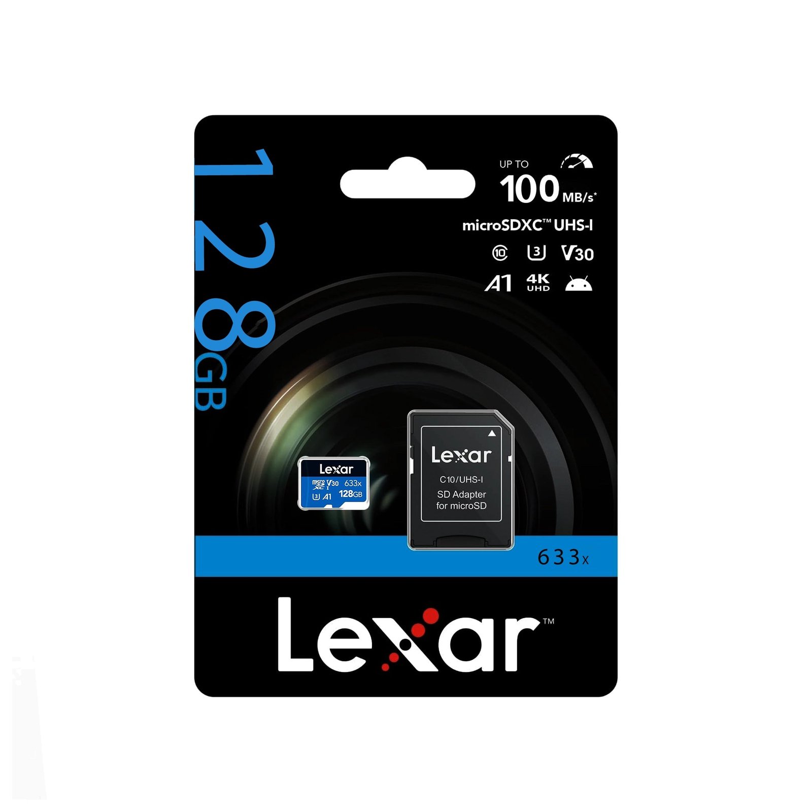 Carte Mémoire Lexar High Performance 633x 128 Go – microSDHC/XC