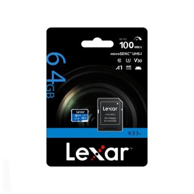 Carte Mémoire Lexar High Performance 633x 64 Go – microSDHC/XC