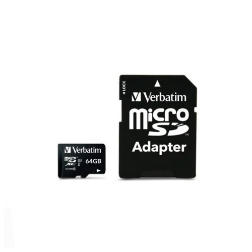 Carte Mémoire Verbatim Premium 64 Go Micro SD
