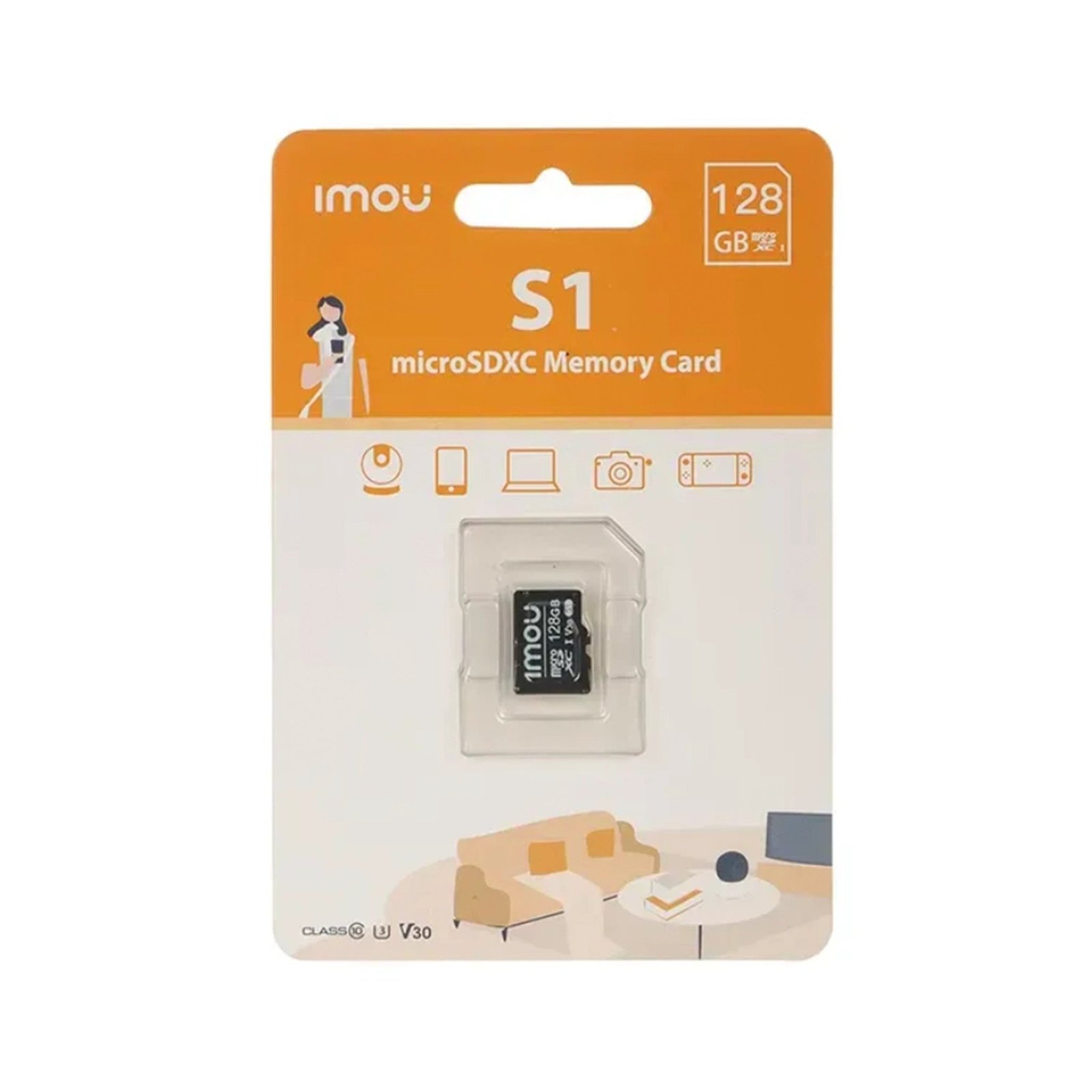 Carte Mémoire IMOU microSD 128 Go Classe 10 – ST2-128-S1 – Image 2