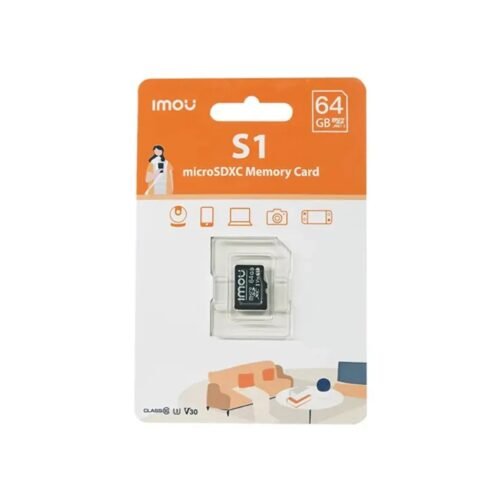 Alternative view of Carte Mémoire IMOU microSD 64GB Classe 10 – ST2-64-S1