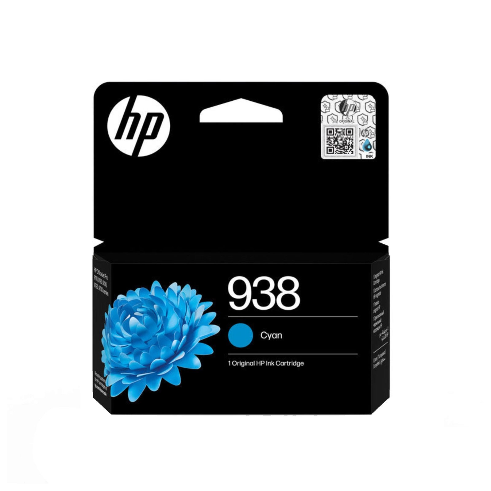 Cartouche d'Encre Originale HP 938 Cyan – 4S6X5PE
