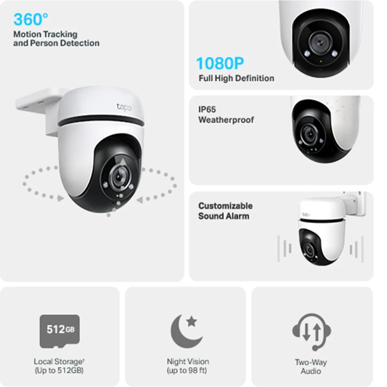 Caméra WiFi TP-Link Tapo C500 Extérieure – Image 2