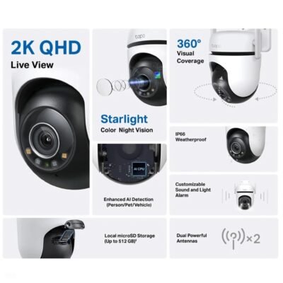Caméra WiFi TP-Link Tapo C520WS – Image 2