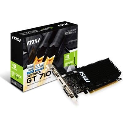 Carte Graphique MSI GeForce GT 710 2GD3H LP – 912-V809-3814