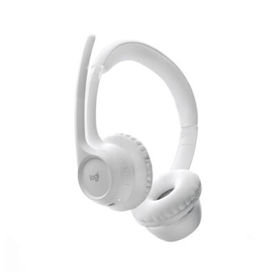 Casque Sans Fil Logitech Zone 300 Blanc – Bluetooth 5.3 (981-001417) – Image 2
