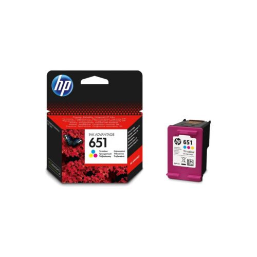 Cartouche d'Encre HP 651 Trois Couleurs – C2P11AE