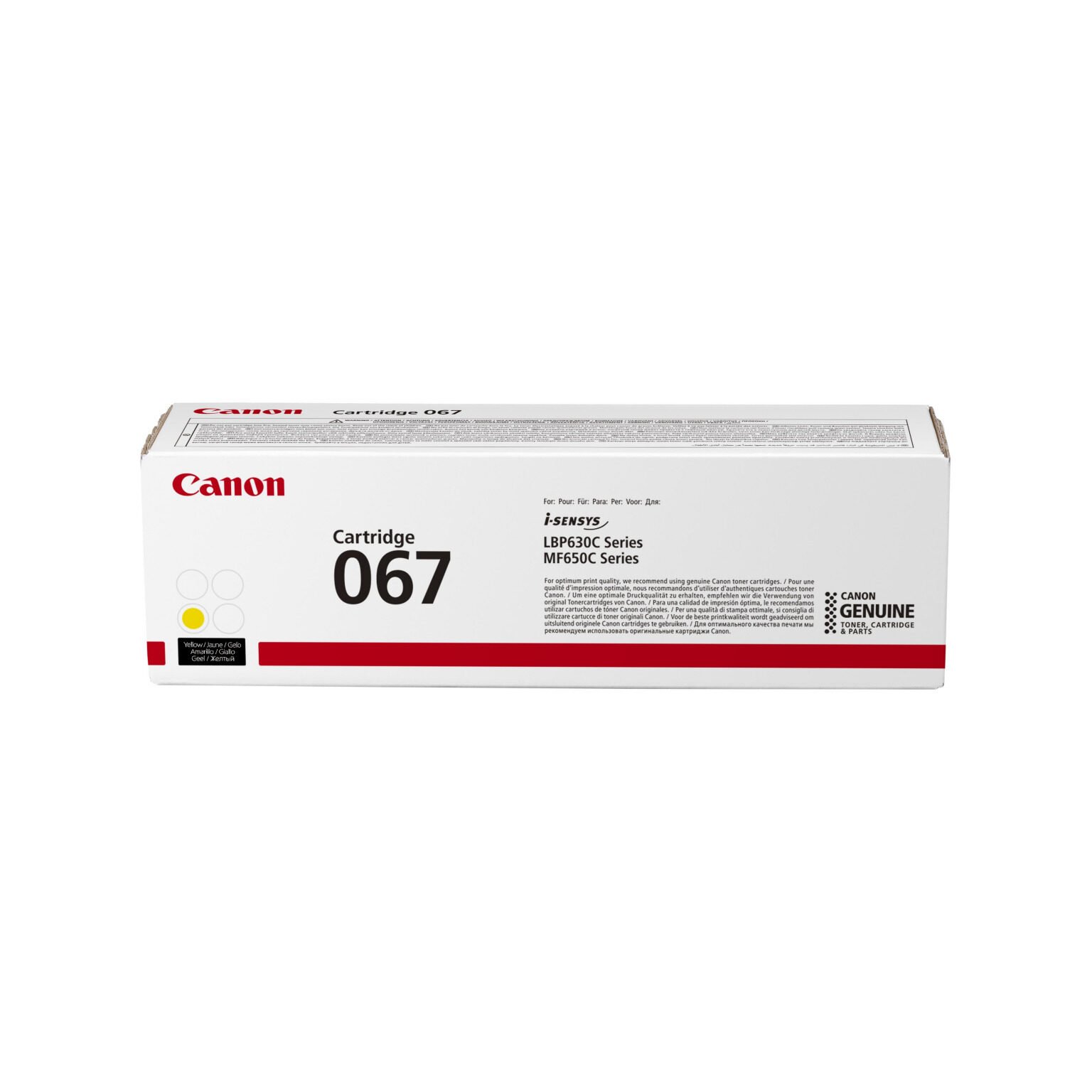 Toner Original Canon 067 Jaune – 5099C002AA