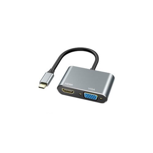 Adaptateur USB-C vers HDMI + VGA