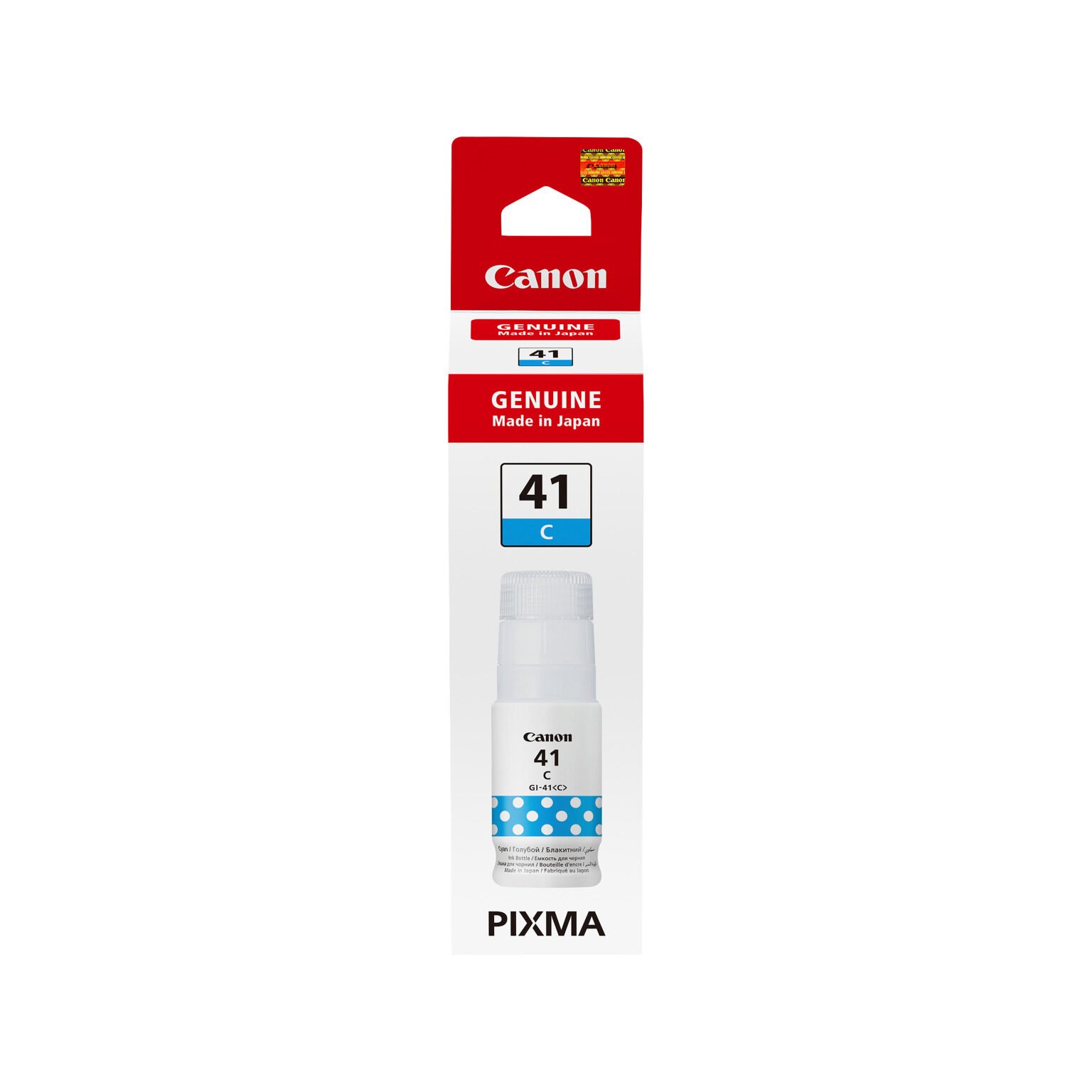 Bouteille d'Encre Originale Canon GI-41 Cyan – 4543C001AA