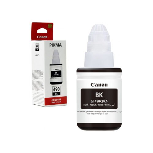 Bouteille d'Encre Originale Canon GI-490 Noir – 0663C001AA