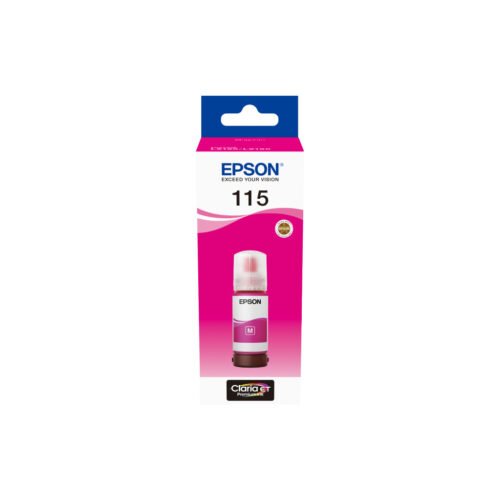 Bouteille d'Encre Originale Epson 115 Magenta – C13T07D34A