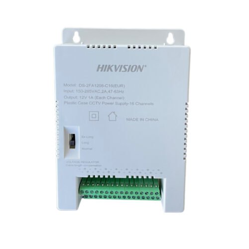 Bloc d'Alimentation Hikvision 16 Canaux 60W – 12V 8A