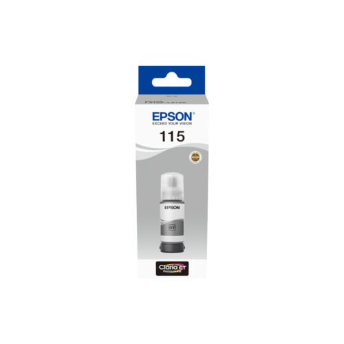 Bouteille d'Encre Originale Epson 115 Gris – C13T07D54A