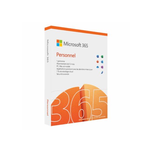 Licence Microsoft 365 Personnel 2025 – 1 Personne, 1 An