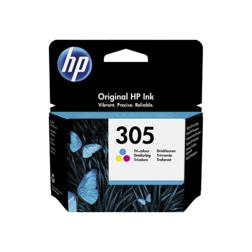 Cartouche d'Encre HP 305 Trois Couleurs – 3YM60AE