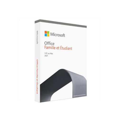 Licence Microsoft 365 Famille et Étudiant 2021 – 1 Personne à Vie