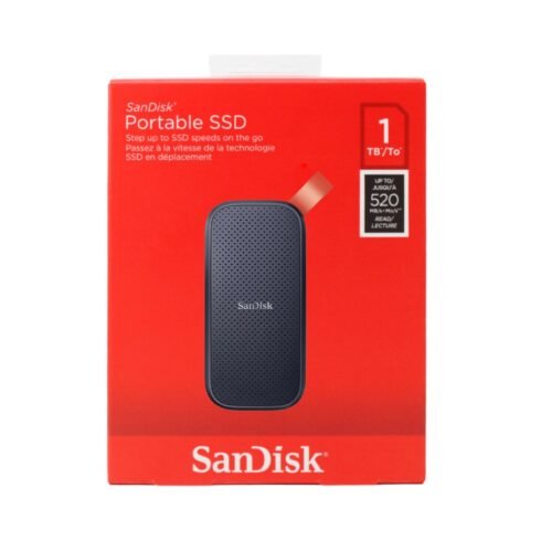 Disque SSD Portable SanDisk 1TB – USB Gen 3.2 (SDSSDE30-1T00-G26)