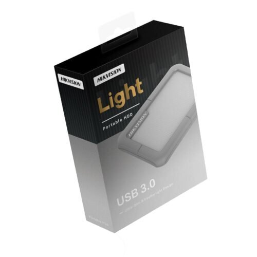 Disque Dur Portable Hikvision T30 1TB Gris – USB 3.1 Antichoc