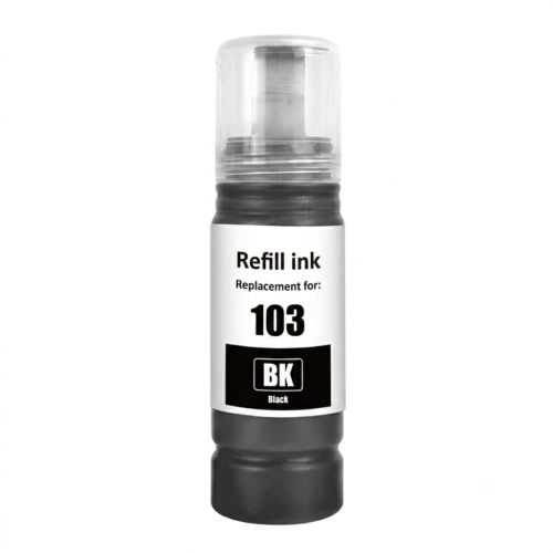 Bouteille d'Encre Compatible Epson 103 - Noir (70ml)
