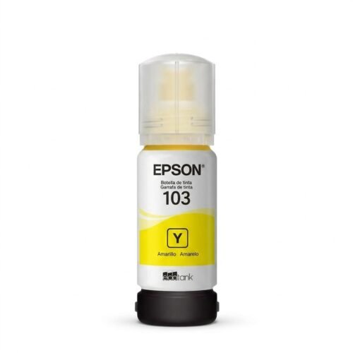 Bouteille d&rsquo;Encre Originale Epson 103 Jaune – C13T00S44A